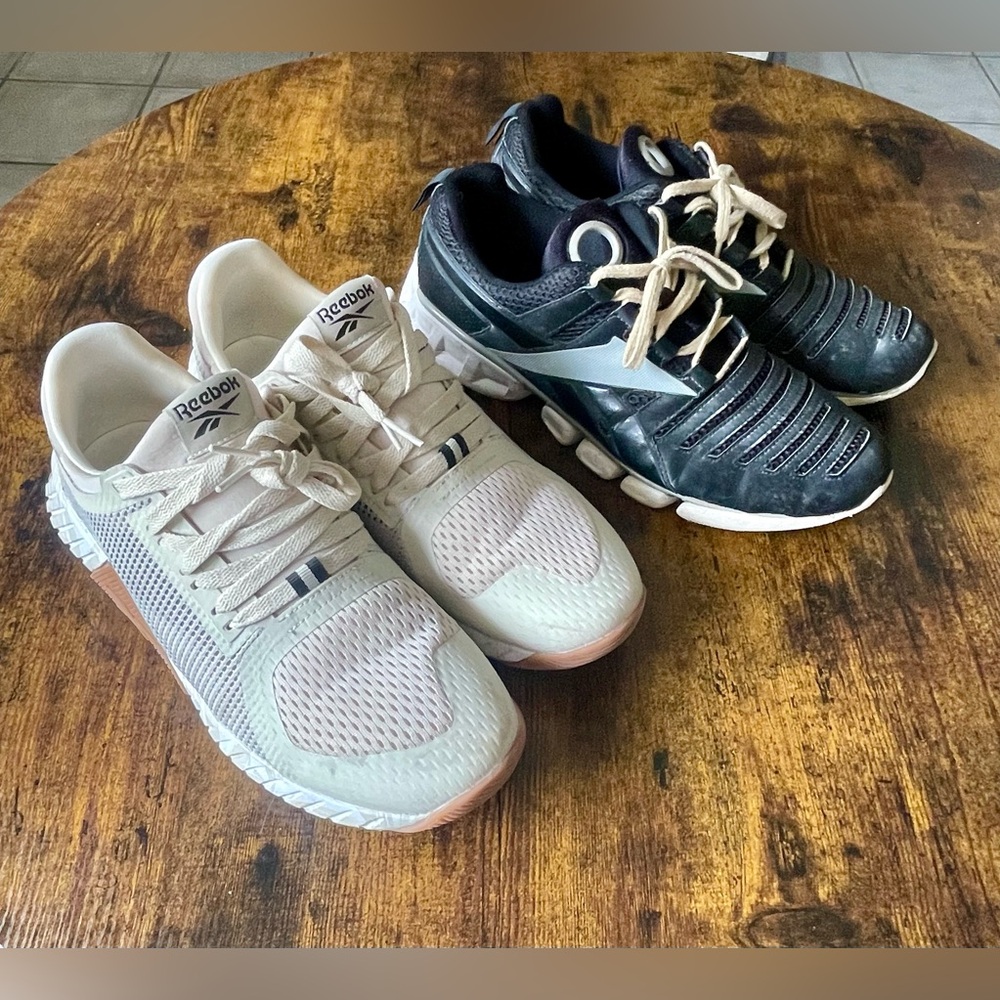 2 pairs of Reebok training shoes